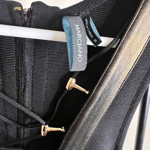 BLACK TIGHT MINI DRESS - Picture 4 of 4